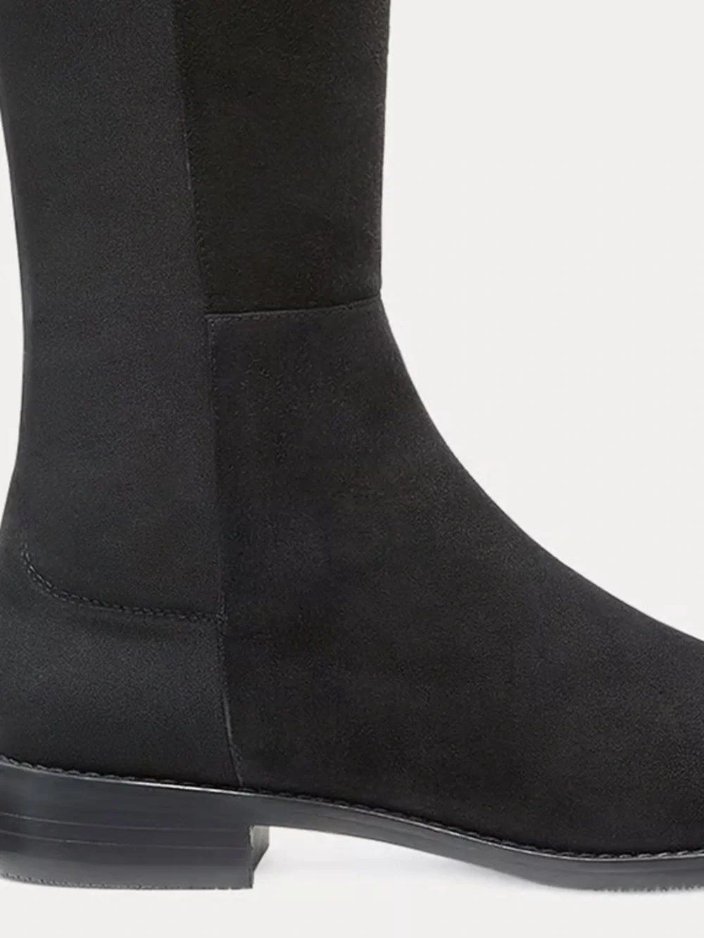 Stuart Weitzman Black Over-the-Knee Stretch Riding Boots